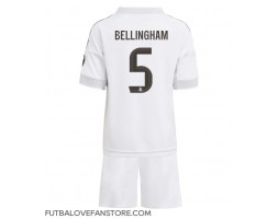 Real Madrid Jude Bellingham #5 Domáci Detský futbalový dres 2025-26 Krátky Rukáv (+ trenírky)